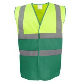 Yoko Hi-vis Two-tone Waistcoat (HVW122)