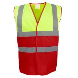 Yoko Hi-vis Two-tone Waistcoat (HVW122)