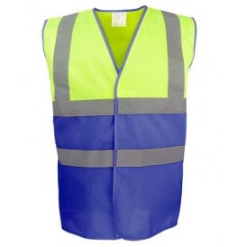 Yoko Hi-vis Two-tone Waistcoat (HVW122)