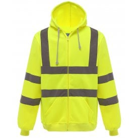 Yoko Hi-vis Zip Hoodie (HVK07)