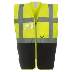 Multi-functional executive hi vis waistcoat (HVW801)