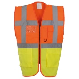 Multi-functional executive hi vis waistcoat (HVW801)