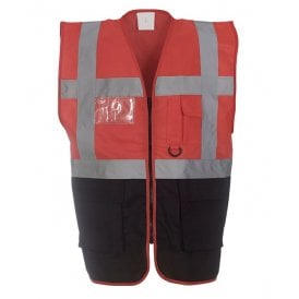 Multi-functional executive hi vis waistcoat (HVW801)