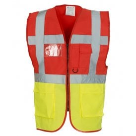 Multi-functional executive hi vis waistcoat (HVW801)